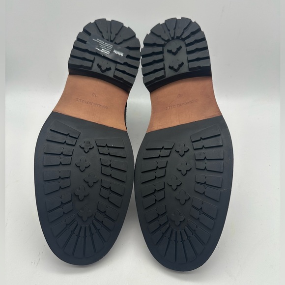 BRAND NEW Banana Republic Vernan Men’s Brown Wingtip Dress Boots Sz 10 - Picture 6 of 7